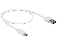 USB2.0-Kabel Easy A-MicroB: 0.5m, weiss