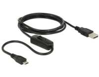 Delock USB Micro-B Kabel, Ein/Aus Schalter