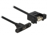 USB2.0-Kabel A-MicroB: 1m, zum Einbau