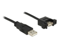 USB2.0-Kabel A-A: 1m, zum einseitig Einbau