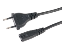 Netzkabel Euro T26 - C7, 5 m schwarz