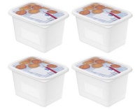 Rotho Gefrierdosen Set Domino Dekor