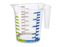 Rotho Messbecher Domino Dekor 1.0 L