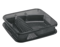 Rotho Geschirrabtropfer Geometric anthrazit