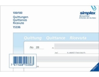 Simplex: Quittungen dreisprachig A6