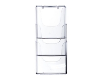 Sigel Wand-Prospekthalter mit 3 Fächer