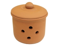 Moha Unio Knoblauchbehälter Terracotta