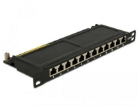 12-Port 10Patchpanel Cat.6A, geschirmt