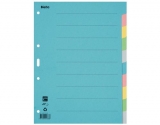 Biella Register Karton A4 10teilig, 4Loch