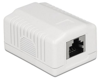 Delock RJ-45 Cat.6A Gehäuse: 1 Port