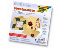 Folia Doppelkarten quadratisch 220 g/m2
