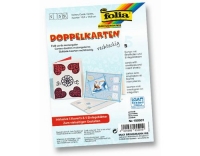 Folia Doppelkarten rechteckig 220 g/m2