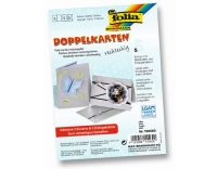 Folia Doppelkarten rechteckig 220 g/m2