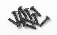RC4WD Hex Bolts, M2x8mm, schwarz, 10 Stück