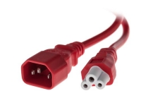 Anschlusskabel C14 / C5 1.0 m rot
