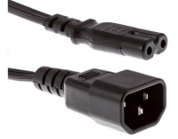 Anschlusskabel C14 / C7 2.0 m schwarz