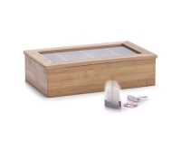Zeller Present Teebeutelbox Bamboo