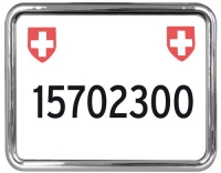 EASYKLICK Kennzeichenhalter Moto