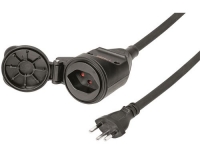 STEFFEN Gd Verlängerung 3x1mm² schwarz 5m