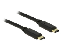 USB2.0-Kabel TypC-TypC: 2m, schwarz