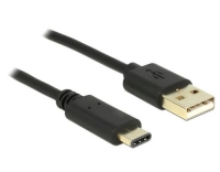 USB2.0-Kabel A-TypC: 2m, schwarz