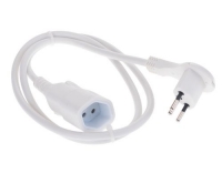 Kunststoff-Verlängerungskabel, 2m, weiss