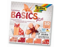 Folia Faltblätter Basics rot