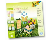 Folia Designpapier Block Blumen