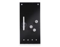 Zeller Present Memobord mit Haken schwarz