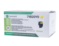 Toner Lexmark 71B20Y0 yellow, 1000 Seiten