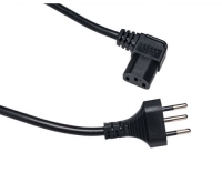 Netzkabel T12-C13 90 seitlich gewinkelt re