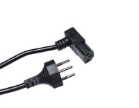 Netzkabel T12-C13 90 gewinkelt nach unten