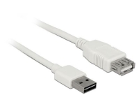 USB2.0-Verlängerungskabel Easy, 1m, weiss