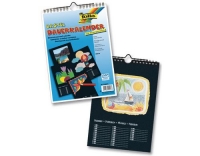 Folia Dauerkalender A4 schwarz