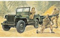 Italeri Willys MB Jeep mit Anhänger