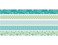 Heyda Washi Tape Blumen mini grün
