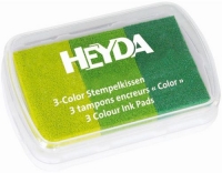 Heyda Stempelkissen Grüntöne