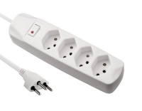 FURBER.power Steckerleiste 4xT13, weiss