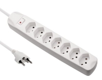 FURBER.power Steckerleiste 7xT13, weiss