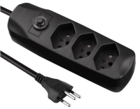 FURBER.power Steckerleiste 3xT13, schwarz