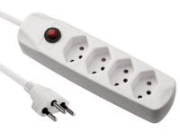 FURBER.power Steckerleiste 4xT13, weiss