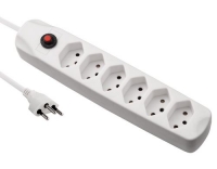 FURBER.power Steckerleiste 6xT13, weiss