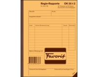 Favorit Regie-Rapporte 50x2 Blatt