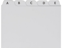 Brunnen Karteikarten Register A7 A-Z