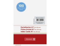 Brunnen Karteikarten A7 unliniert