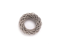 Glorex Weidenkranz grau