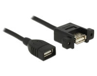 USB2.0-Kabel A-A: 1m, zum einseitig Einbau