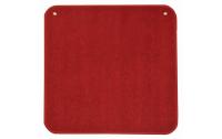 Teppich rot uni, 60 x 60 cm