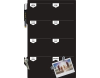 Securit Kreidetafel Silhouette Wochenplane