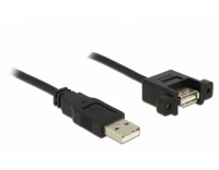 USB2.0-Kabel A-A: 25cm,zum einseitig Einbau